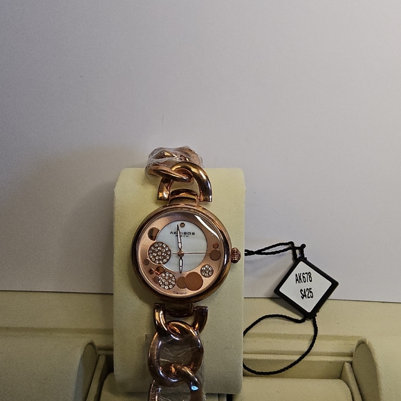 Akribos XXIV Rose Gold Women's Watch - Picture 4 of 4